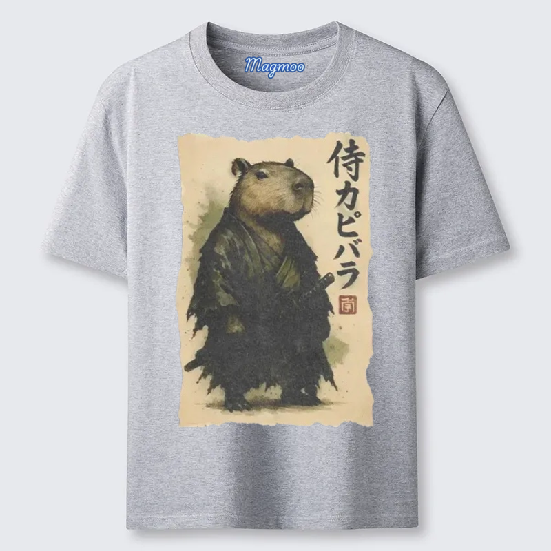 Magmoo Capybara Samurai T-shirt