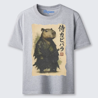 Magmoo Capybara Samurai T-shirt