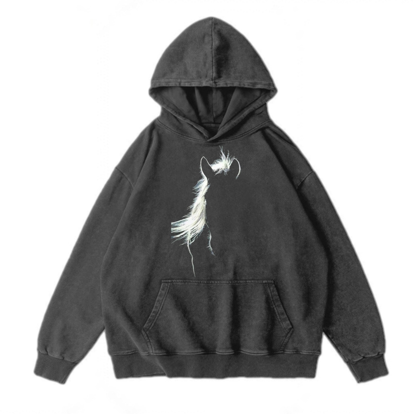 Magmoo White Mane Horse T-shirt/ Sweatshirt/ Hoodie