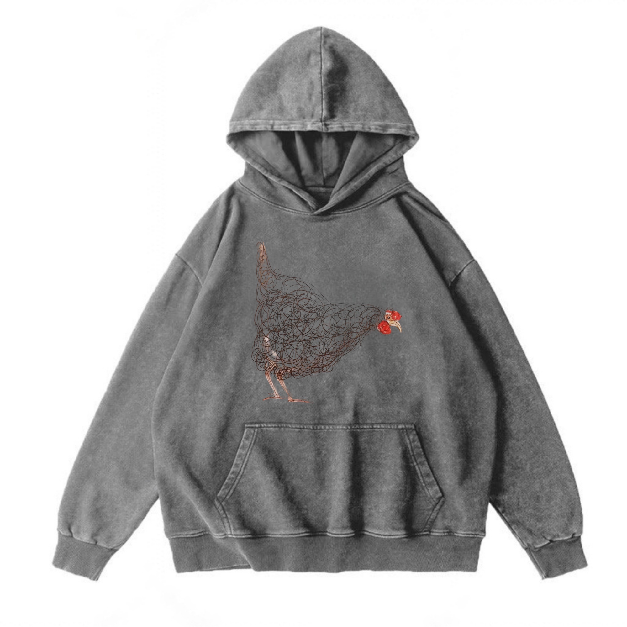 Magmoo Scribble Chicken T-shirt/ Sweatshirt/ Hoodie