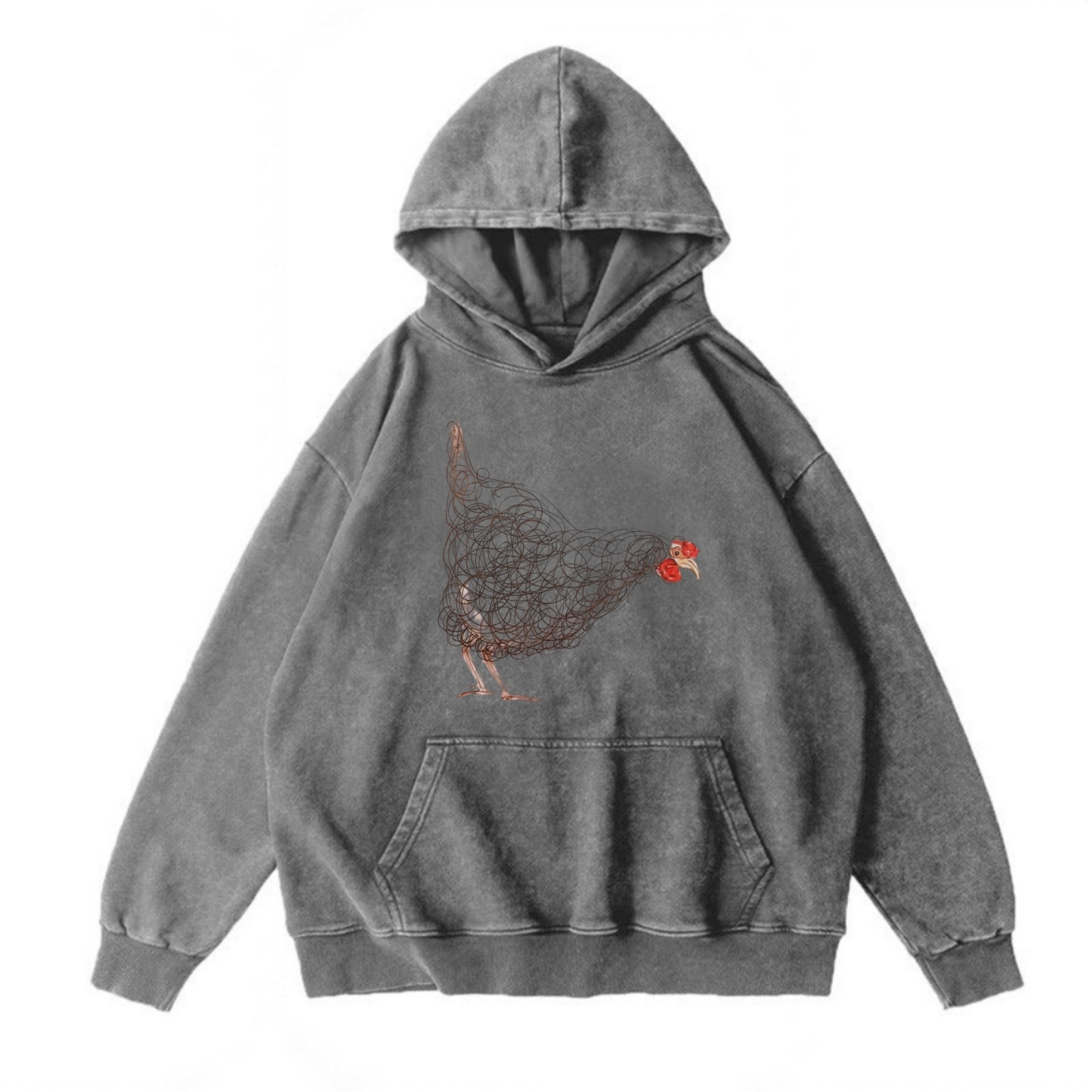 Magmoo Scribble Chicken T-shirt/ Sweatshirt/ Hoodie