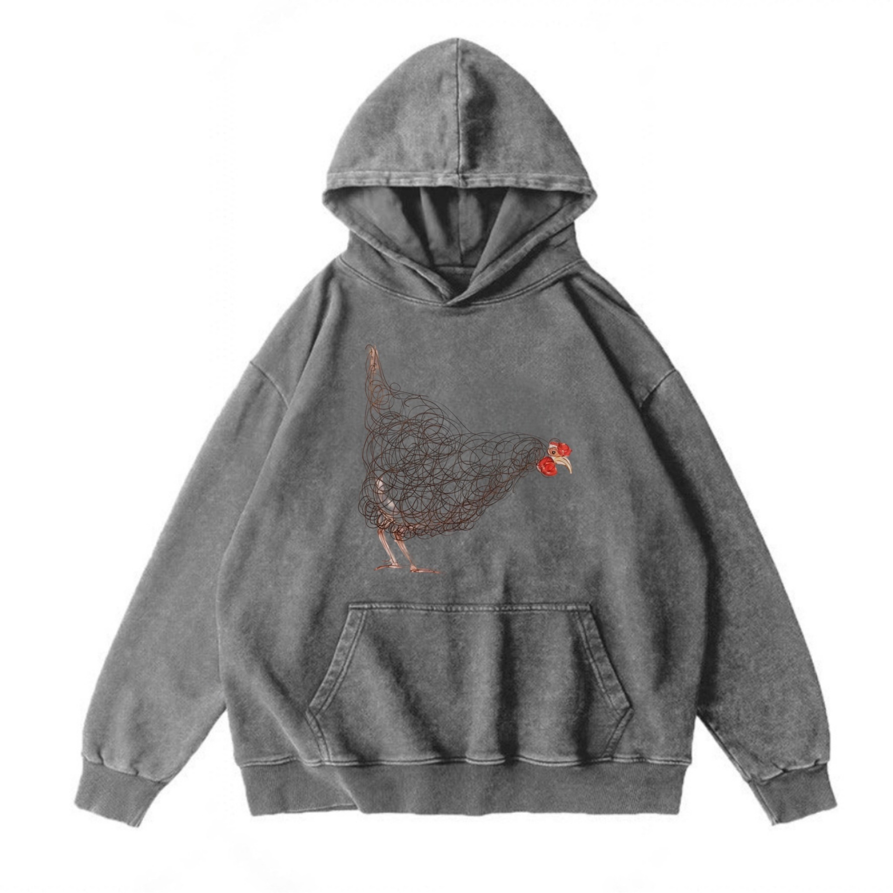 Magmoo Scribble Chicken T-shirt/ Sweatshirt/ Hoodie