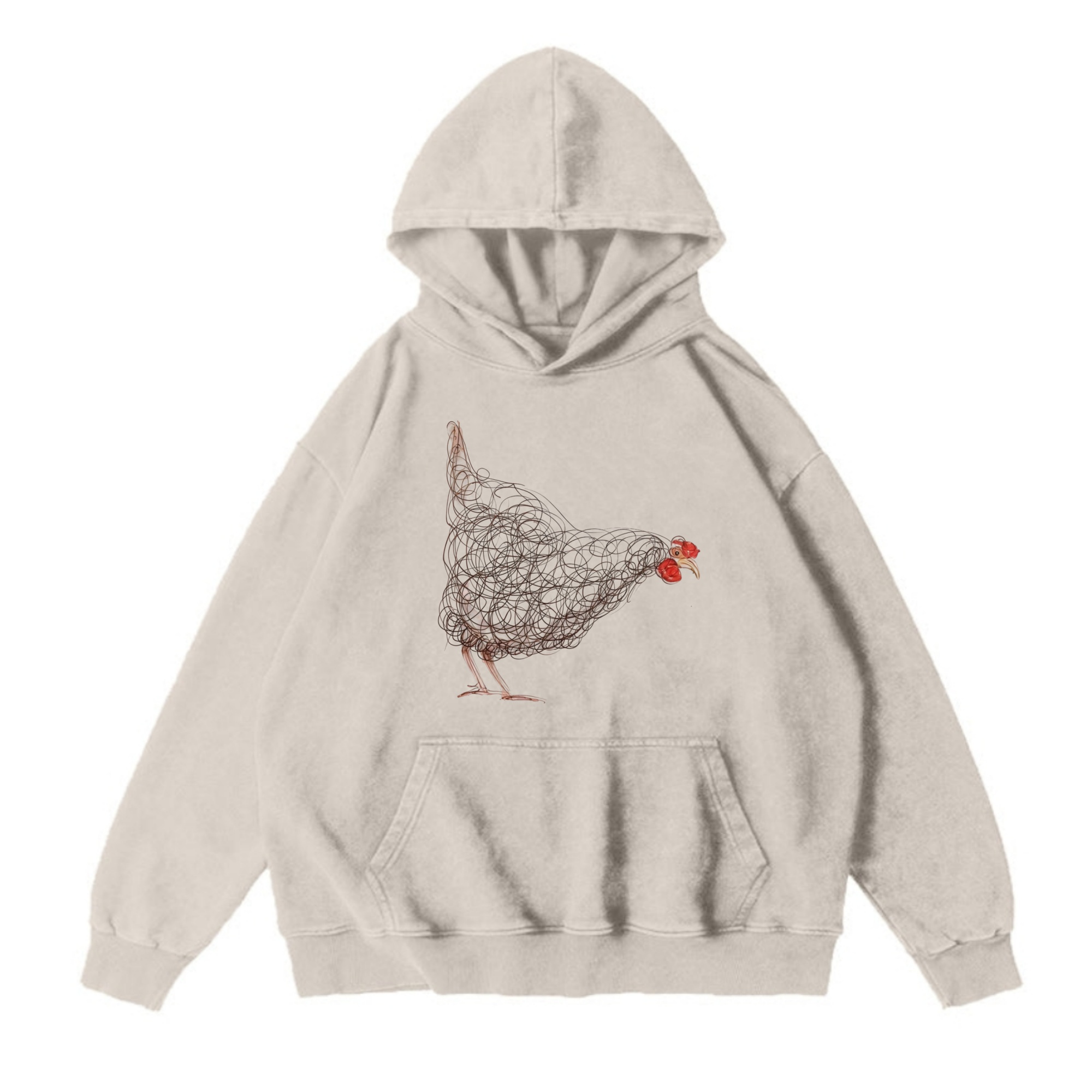 Magmoo Scribble Chicken T-shirt/ Sweatshirt/ Hoodie