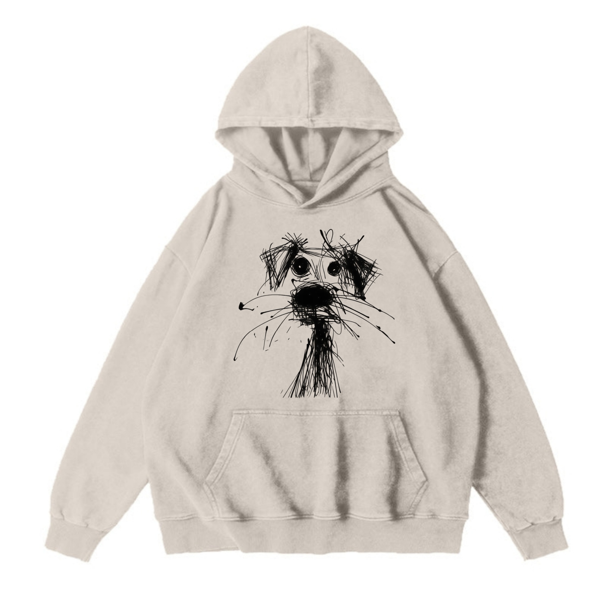 Magmoo Scribble Sketch Dog T-shirt/ Sweatshirt/ Hoodie