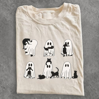 Magmoo Black Cat Ghost T-shirt