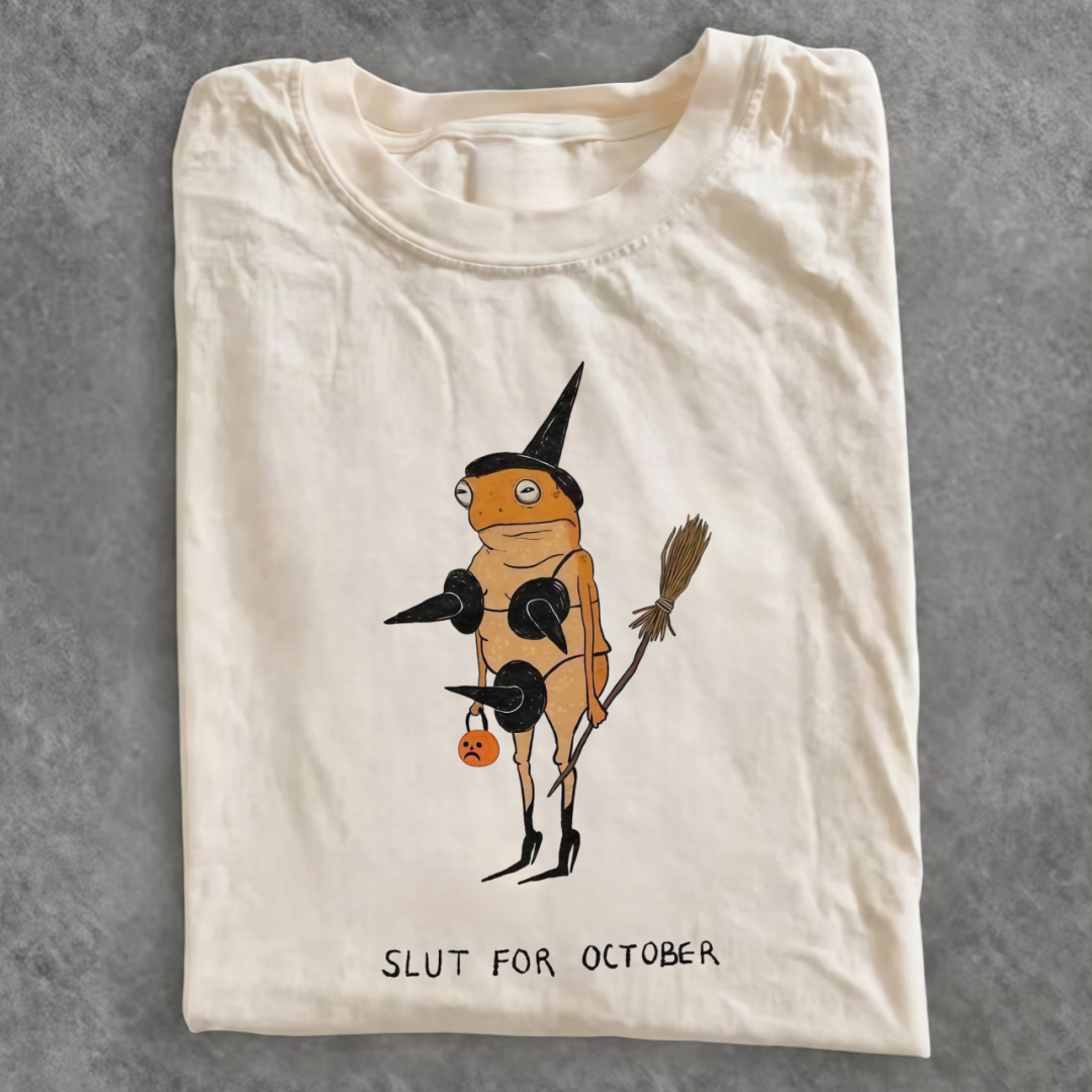 Magmoo Slut For October Frog T-shirt
