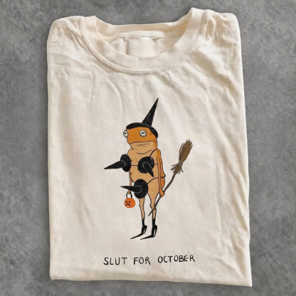 Magmoo Slut For October Frog T-shirt