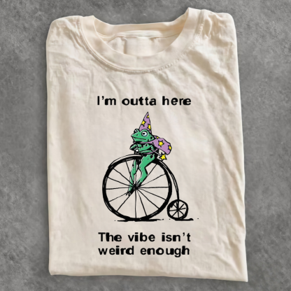 Magmoo The Vibe Isn't Weird Enough Frog T-shirt