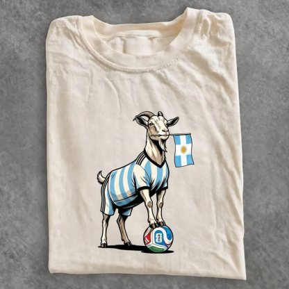 Magmoo Argentina GOAT Flag T-shirt