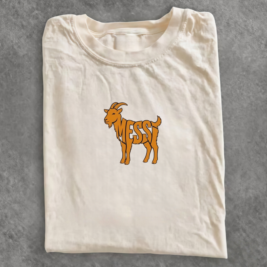 Magmoo Messi GOAT Silhouette T-shirt