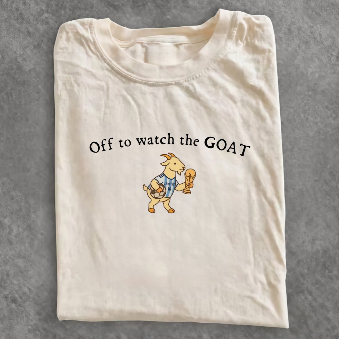 Magmoo Off To Watch The GOAT T-shirt