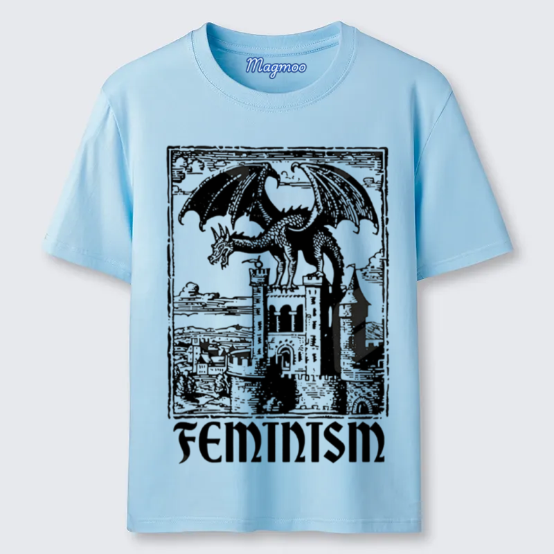 Magmoo 90s Feminism Dragon T-shirt