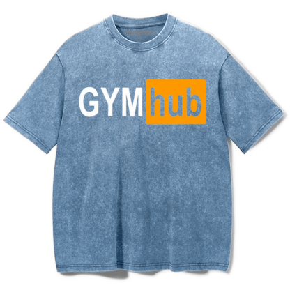 Magmoo Gym Hub Washed Gym Shirt