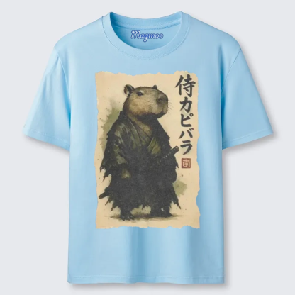 Magmoo Capybara Samurai T-shirt