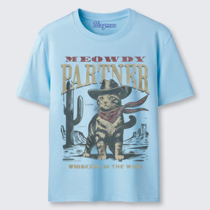 Magmoo Mwoedy Partner Cowboy Cat T-shirt