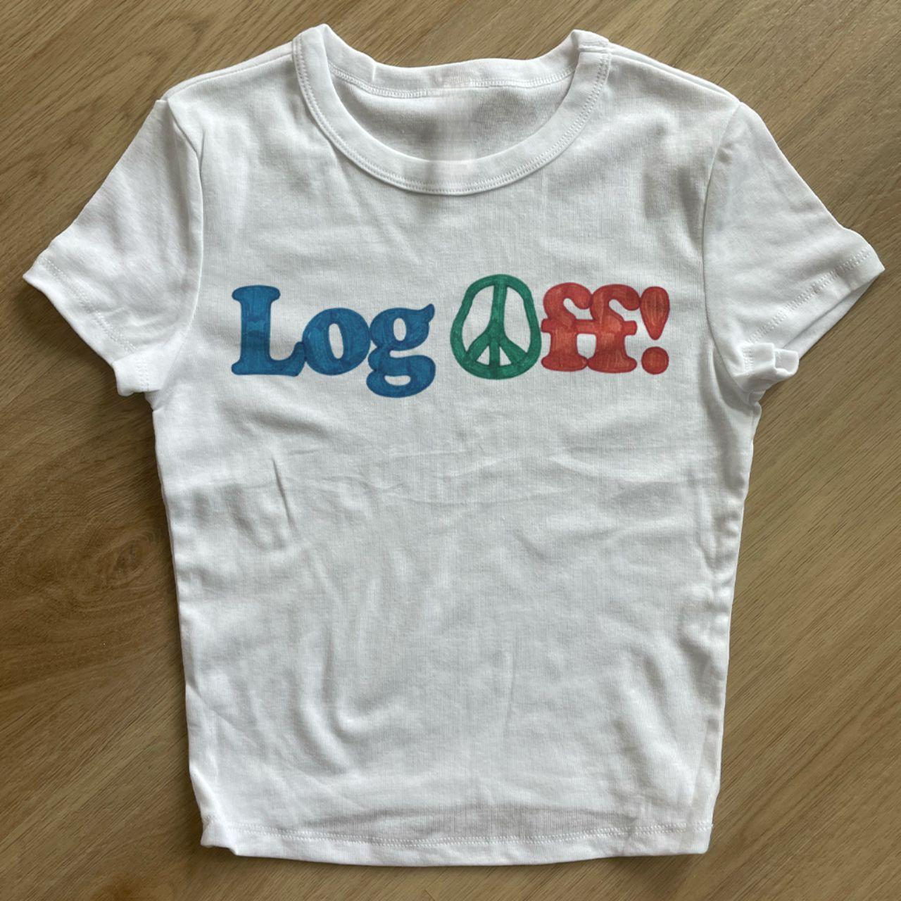 Log Off Peace Women's Tee-Magmoo