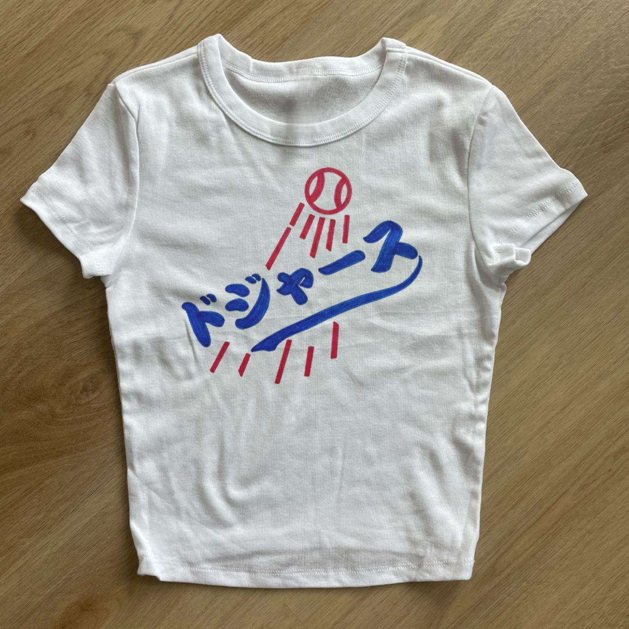 Los Angeles Baseball Japanese Women's Tee-Magmoo