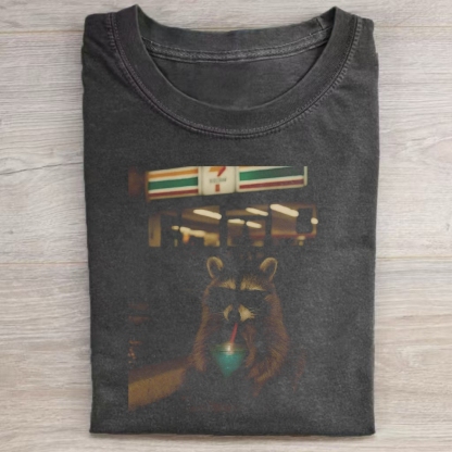 Magmoo 7-Eleven Raccoon T-shirt