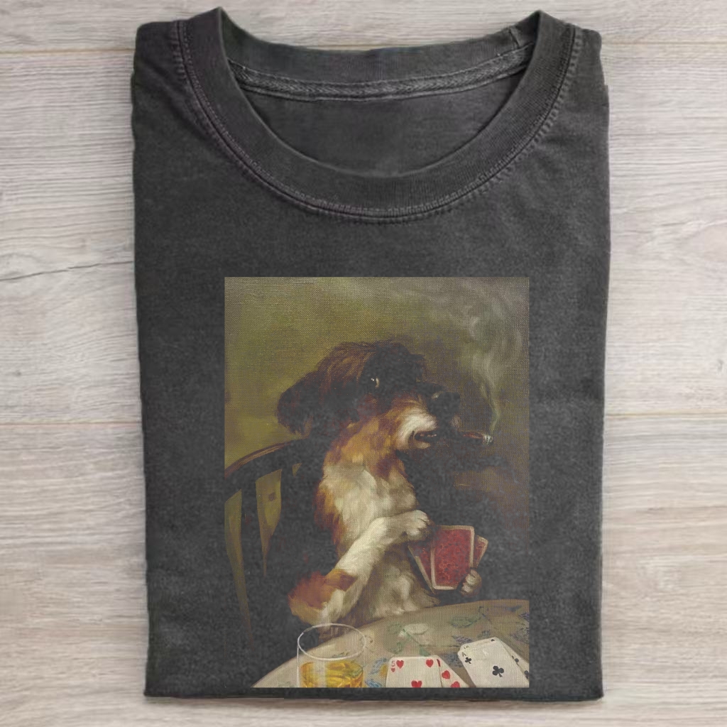 Magmoo Dogs Playing Poker T-shirt