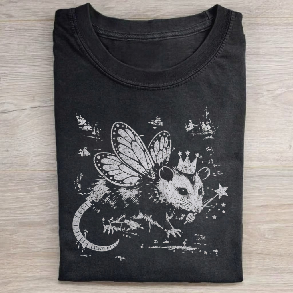 Magmoo Funny Fairy Opossum Meme T-shirt