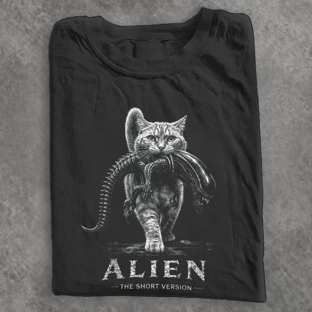 Magmoo Space Creature Cat T-shirt