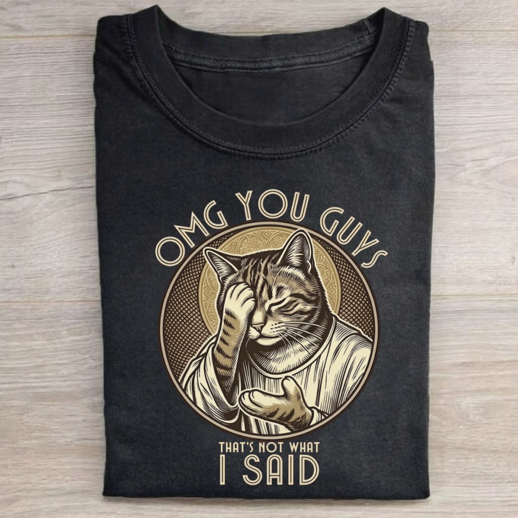 Magmoo That's Not What I Said Cat T-shirt