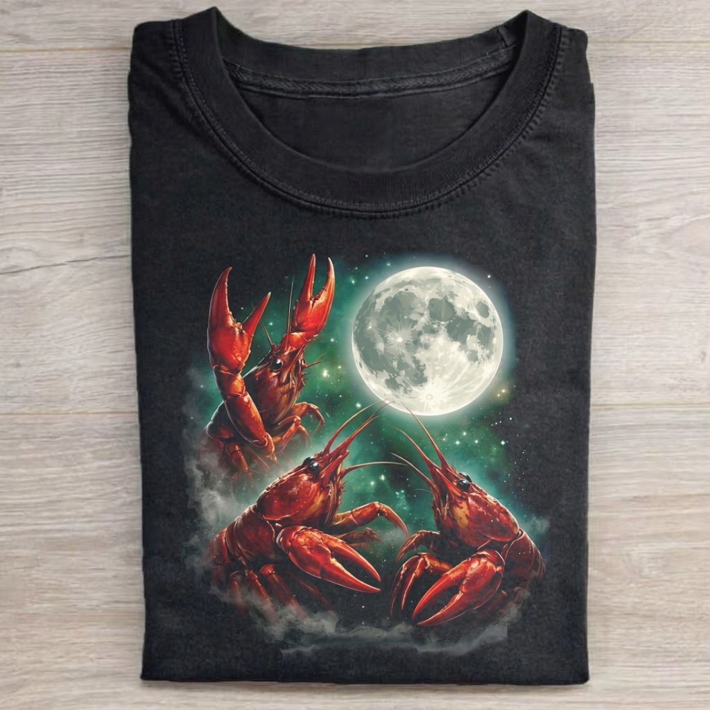 Magmoo Three Crawfish Moon T-shirt