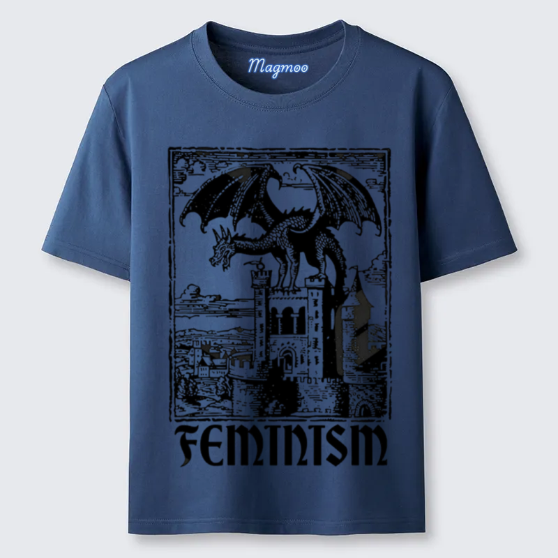 Magmoo 90s Feminism Dragon T-shirt