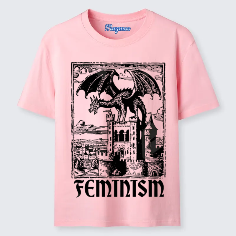 Magmoo 90s Feminism Dragon T-shirt
