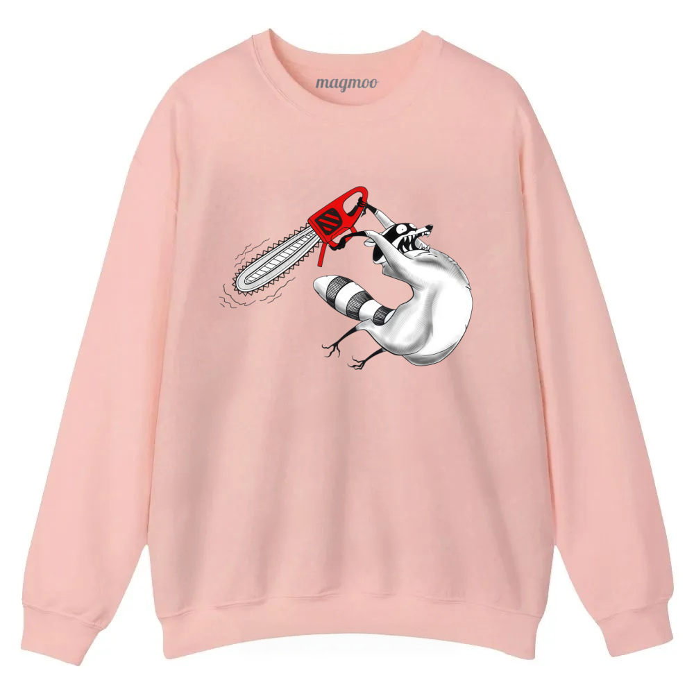 Magmoo Chainsaw Raccoon Classic T-shirt