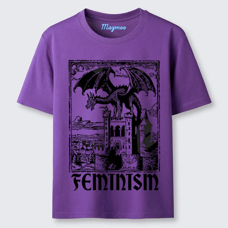 Magmoo 90s Feminism Dragon T-shirt