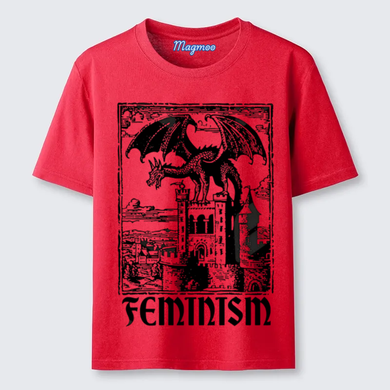 Magmoo 90s Feminism Dragon T-shirt