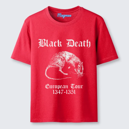Magmoo Black Death European Tour T-shirt