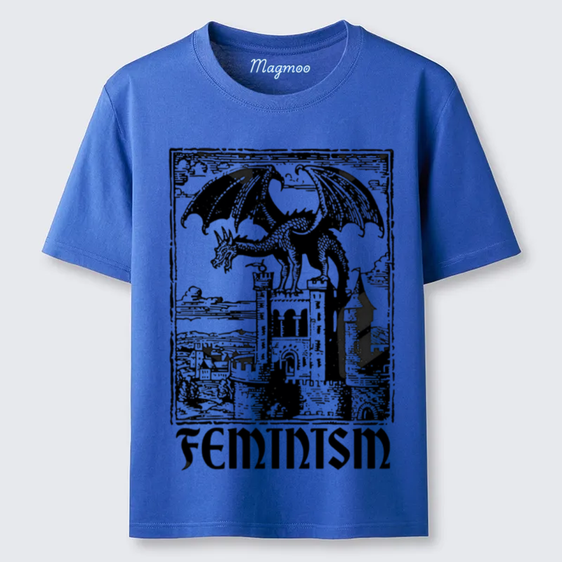 Magmoo 90s Feminism Dragon T-shirt