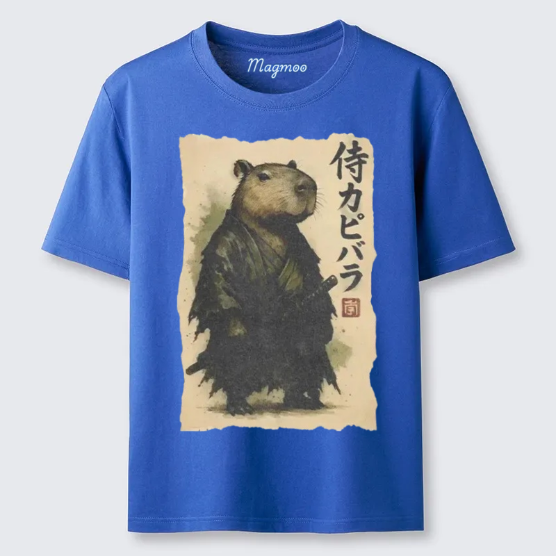 Magmoo Capybara Samurai T-shirt
