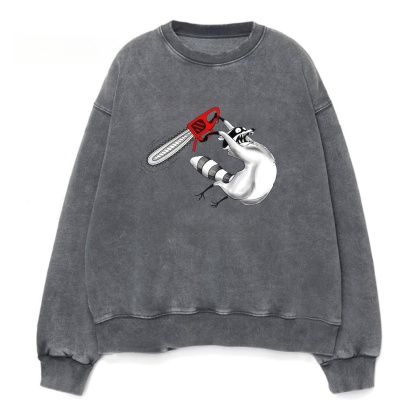 Magmoo Chainsaw Raccoon T-shirt Sweatshirt/ Hoodie