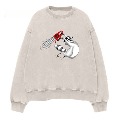 Magmoo Chainsaw Raccoon T-shirt Sweatshirt/ Hoodie