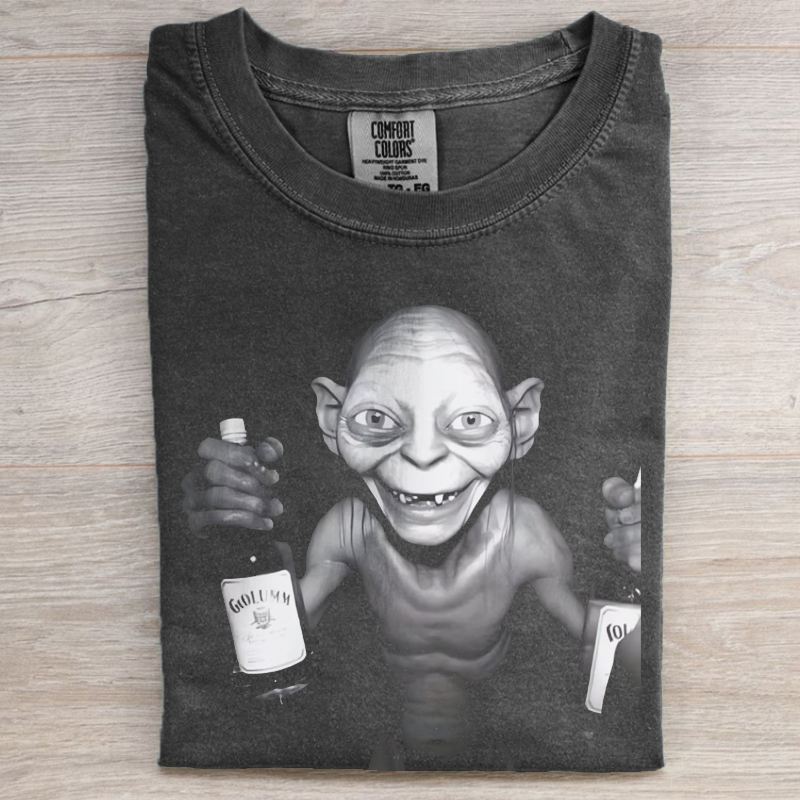 Party Hard Gollum Graphic T-shirt/Sweatshirt-Magmoo