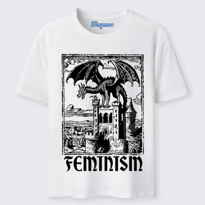 Magmoo 90s Feminism Dragon T-shirt