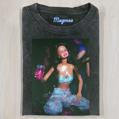 Funny Doll Face Girl Meme Shirt
