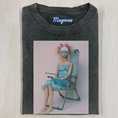 Funny Doll Face Girl Meme Shirt