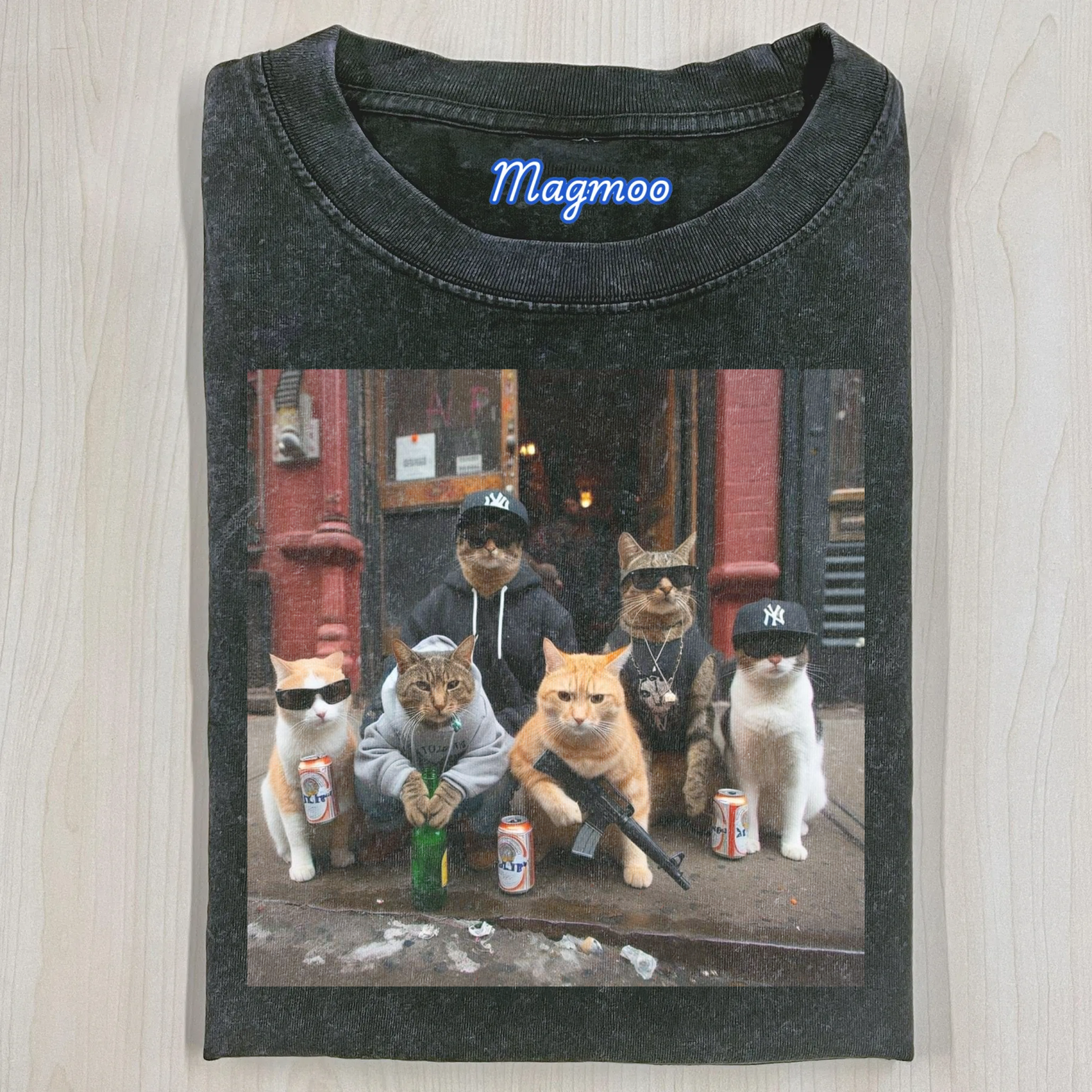 Retro Style Funny Cat Shirt/Sweatshirt/Hoodie-Magmoo