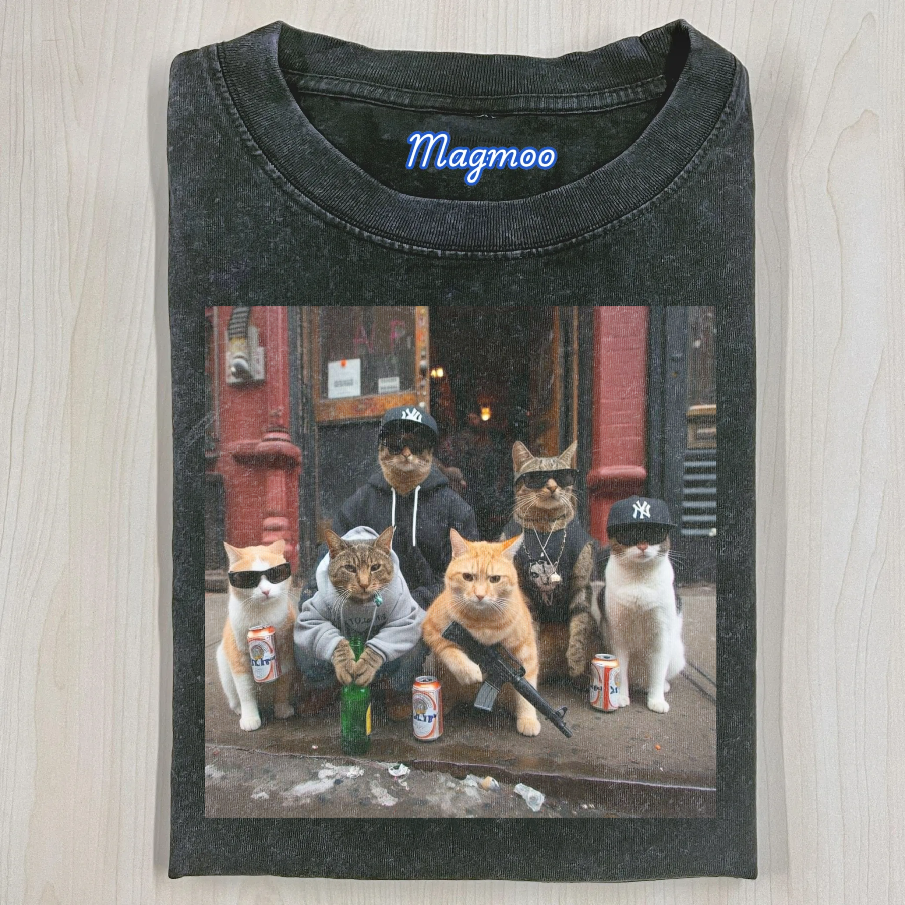 Retro Style Funny Cat Shirt/Sweatshirt/Hoodie-Magmoo