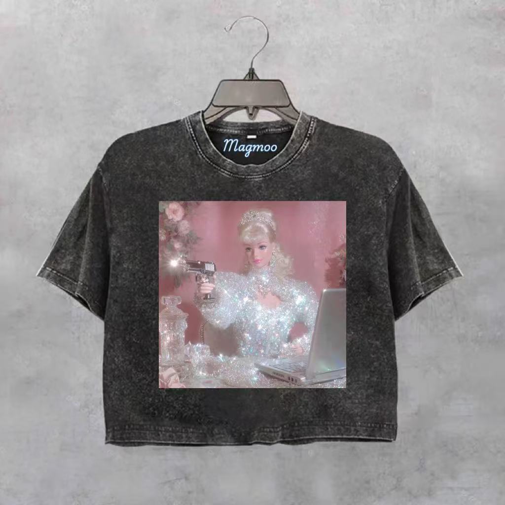Funny Doll Face Girl Meme Shirt