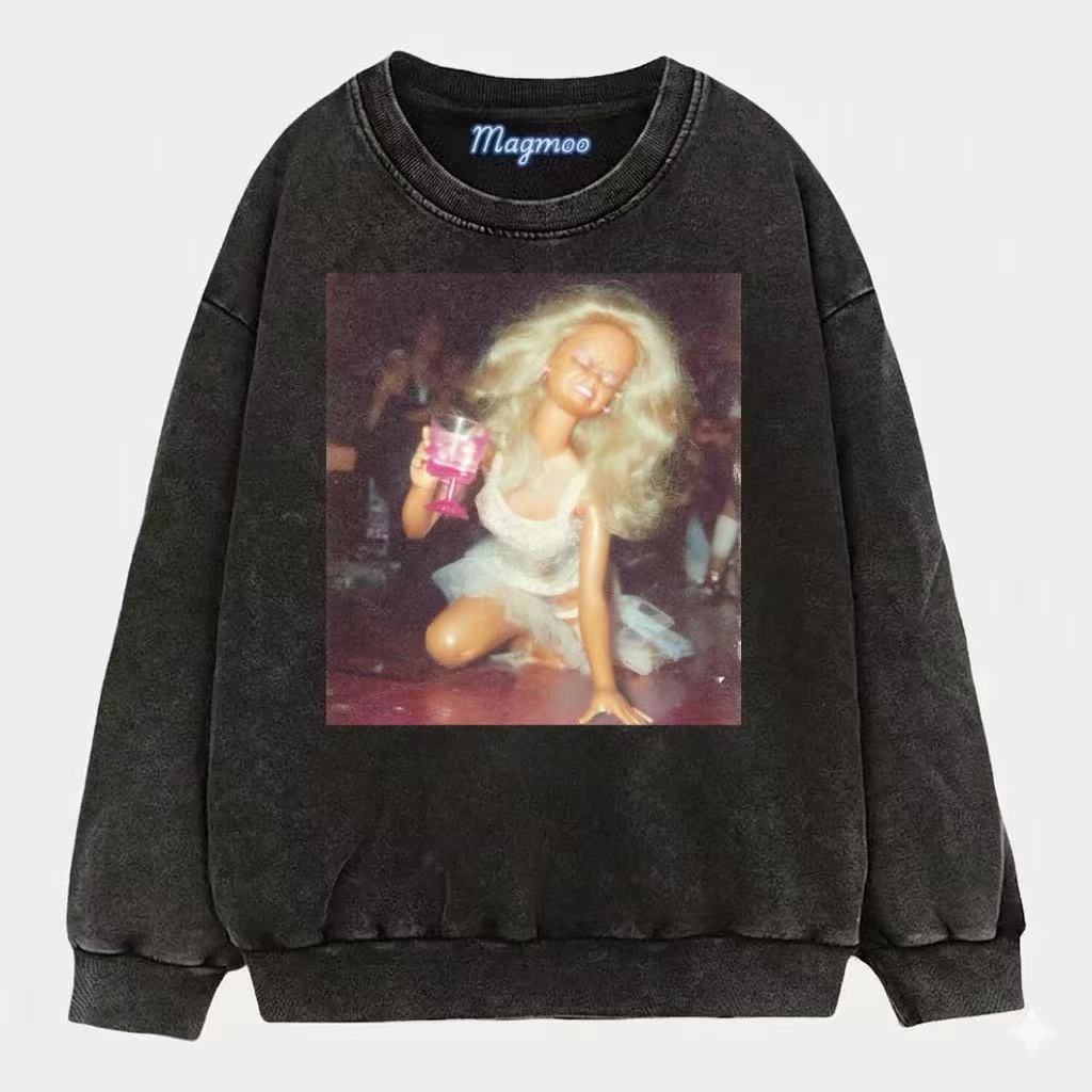 Funny Doll Face Girl Meme Shirt