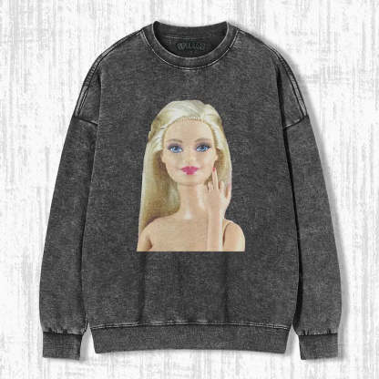 DOLL GIRL MEME SWEATSHIRTS & HOODIES-Magmoo