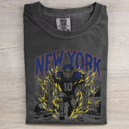 Retro Style New York Football T-shirt-Magmoo