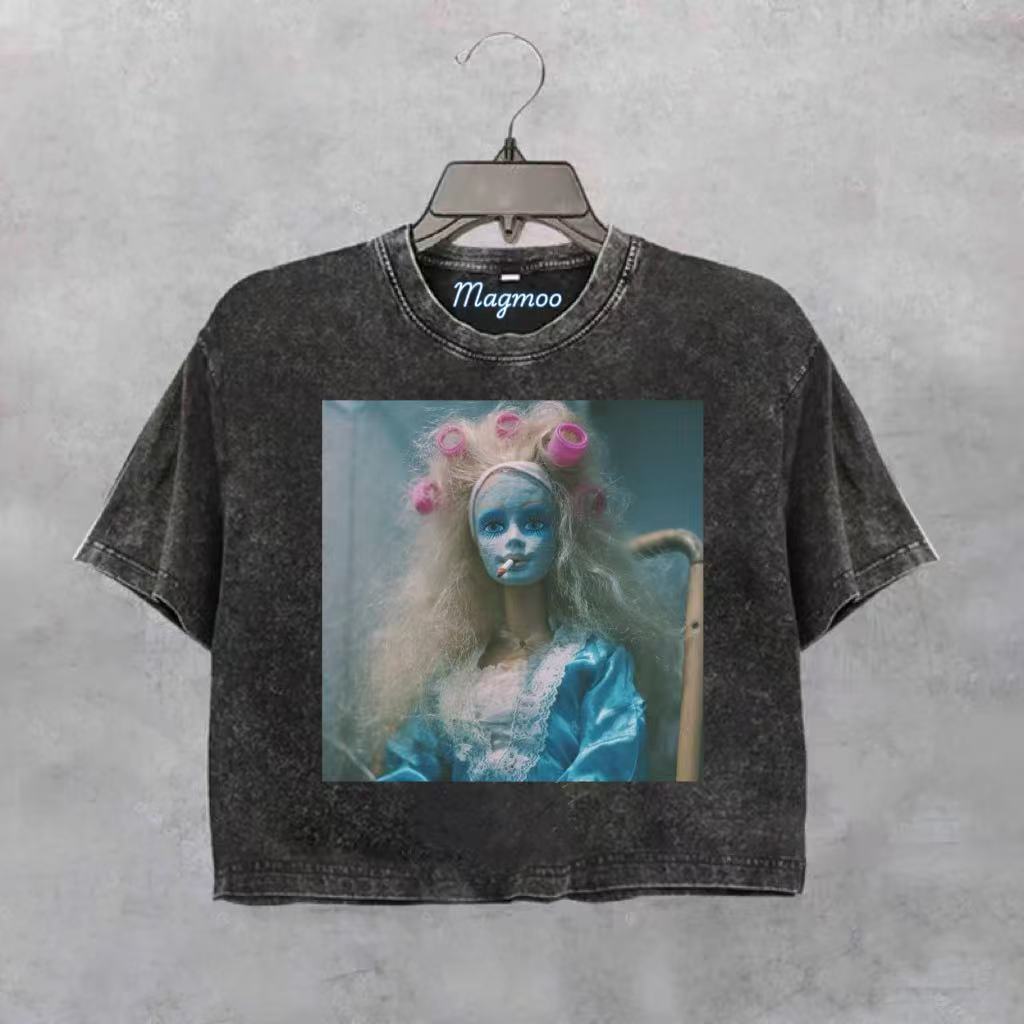 Funny Doll Face Girl Meme Shirt