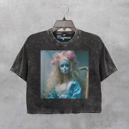 Funny Doll Face Girl Meme Shirt