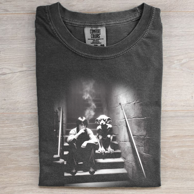 Retro Funny Fantasy Graphic T-shirt-Magmoo